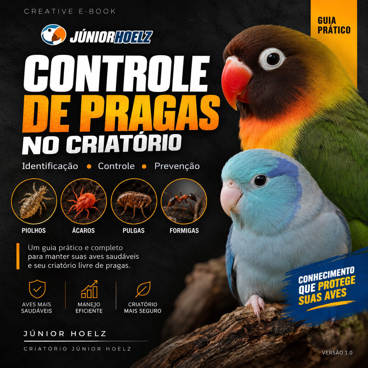Capa do guia Controle de Pragas no Criatório